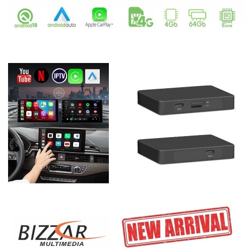 CarPlay AI Box - Μετατροπέας ενσύρματου CarPlay σε Ασύρματο CarPlay/Android Auto & Android Box