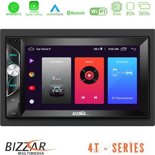 Bizzar 2DIN Deck 4core Android12 2+32GB Navigation Multimedia Deckless 6.5 Bizzar 2DIN Deck 4core Android12 2+32GB Navigation Multimedia Deckless 6.5