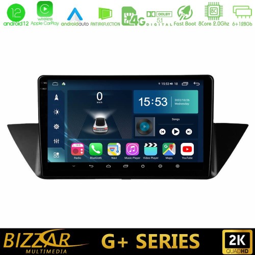 Bizzar G+ Series BMW Χ1 E84 8Core Android12 6+128GB Navigation Multimedia Tablet 10 Bizzar G+ Series BMW Χ1 E84 8Core Android12 6+128GB Navigation Multimedia Tablet 10