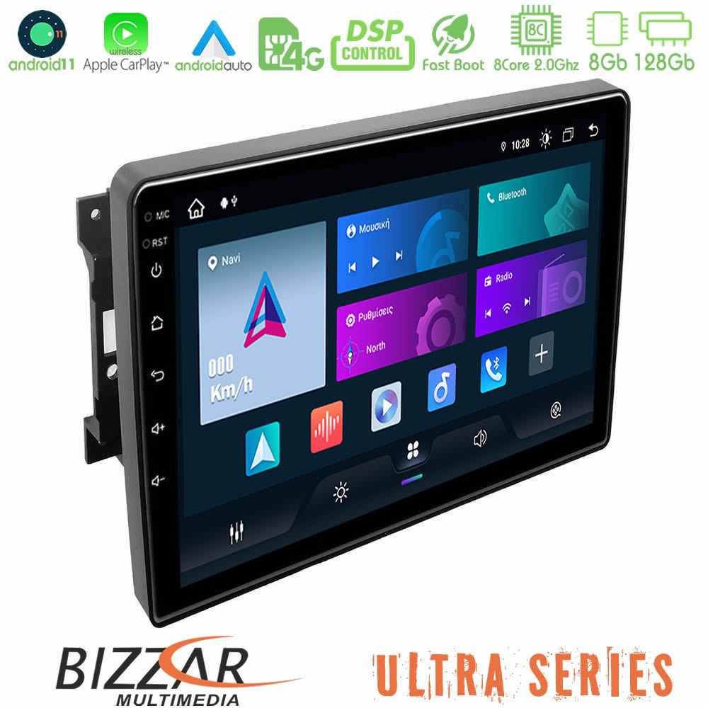 Bizzar Ultra Series Chrysler / Dodge / Jeep 8core Android11 8+128GB Navigation Multimedia Tablet 10