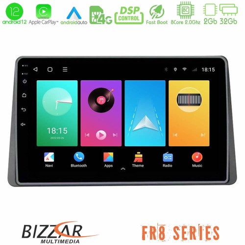 Bizzar FR8 Series Dacia Duster 2019-> 8Core Android12 2+32GB Navigation Multimedia Tablet 9 Bizzar FR8 Series Dacia Duster 2019-> 8Core Android12 2+32GB Navigation Multimedia Tablet 9