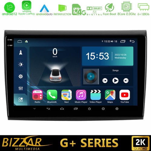 Bizzar G+ Series Fiat Bravo 8core Android12 6+128GB Navigation Multimedia Tablet 9 Bizzar G+ Series Fiat Bravo 8core Android12 6+128GB Navigation Multimedia Tablet 9