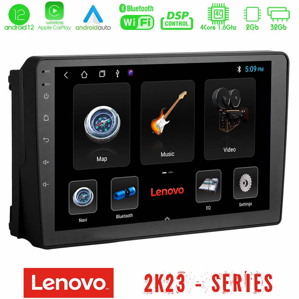 Lenovo Car Pad Ford 2007-&gt; 4core Android12 2+32GB Navigation Multimedia Tablet 9