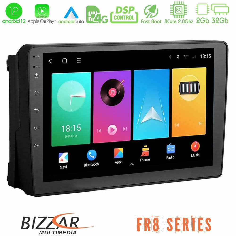 Bizzar FR8 Series Ford 2007-&gt; 8core Android12 2+32GB Navigation Multimedia Tablet 9