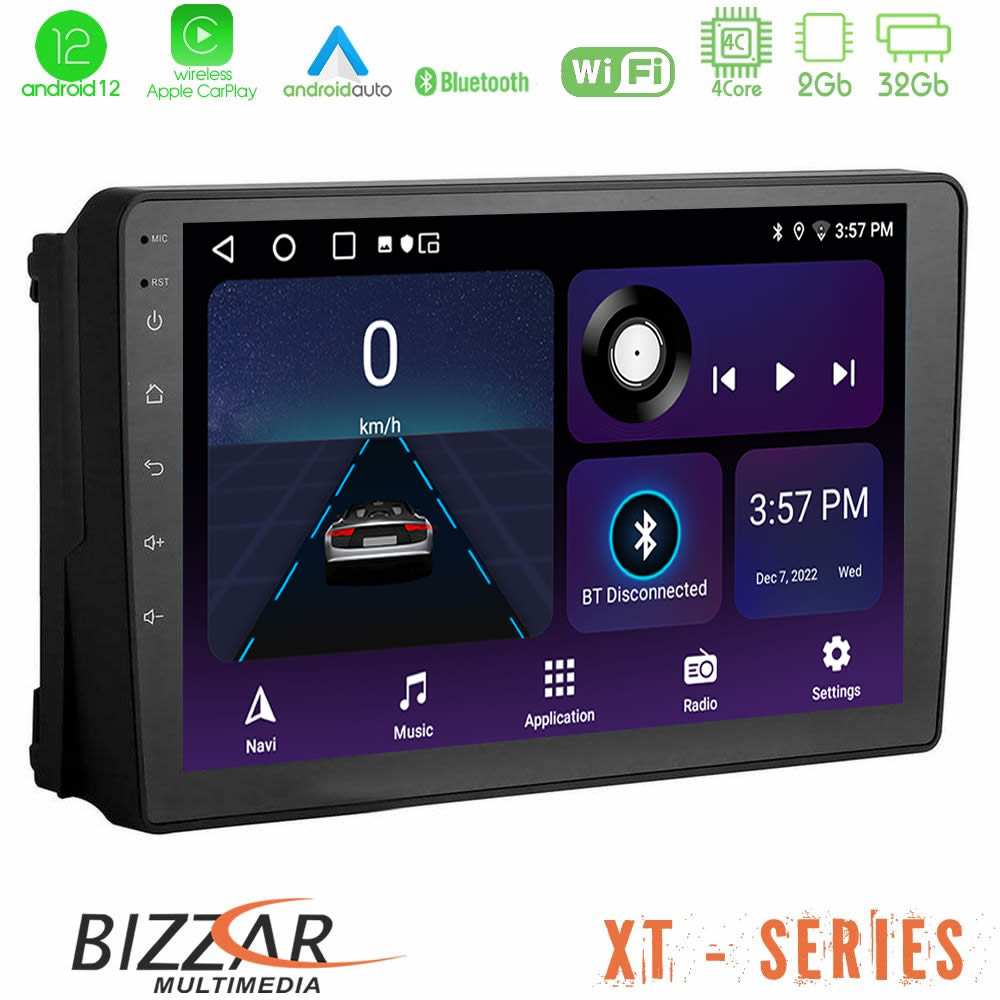 Bizzar XT Series Ford 2007-&gt; 4core Android12 2+32GB Navigation Multimedia Tablet 9