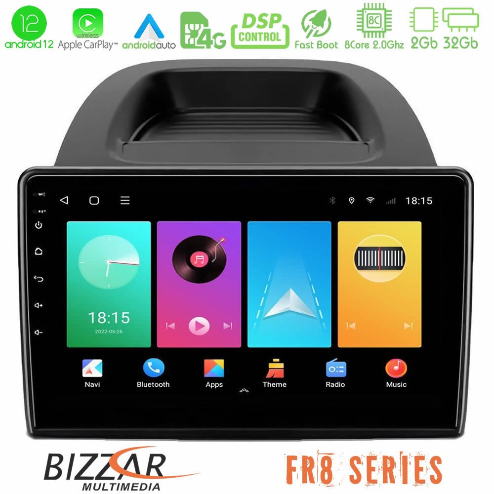 Bizzar FR8 Series Ford Ecosport 2018-2020 8core Android12 2+32GB Navigation Multimedia Tablet 10