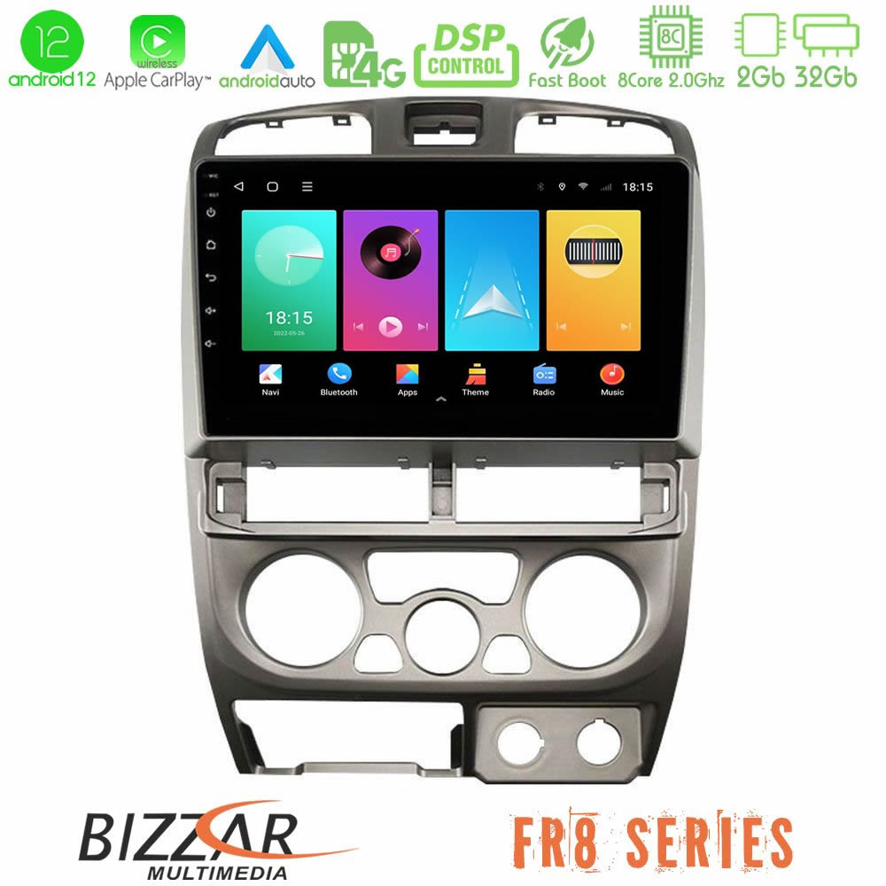 Bizzar FR8 Series Isuzu D-Max 2004-2006 8core Android12 2+32GB Navigation Multimedia Tablet 9