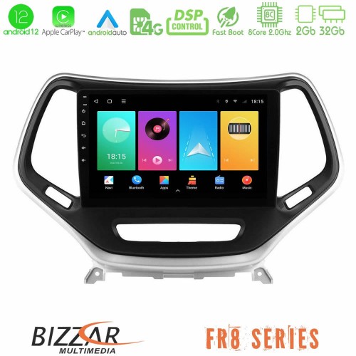 Bizzar FR8 Series Jeep Cherokee 2014-2019 8core Android12 2+32GB Navigation Multimedia Tablet 9 Bizzar FR8 Series Jeep Cherokee 2014-2019 8core Android12 2+32GB Navigation Multimedia Tablet 9