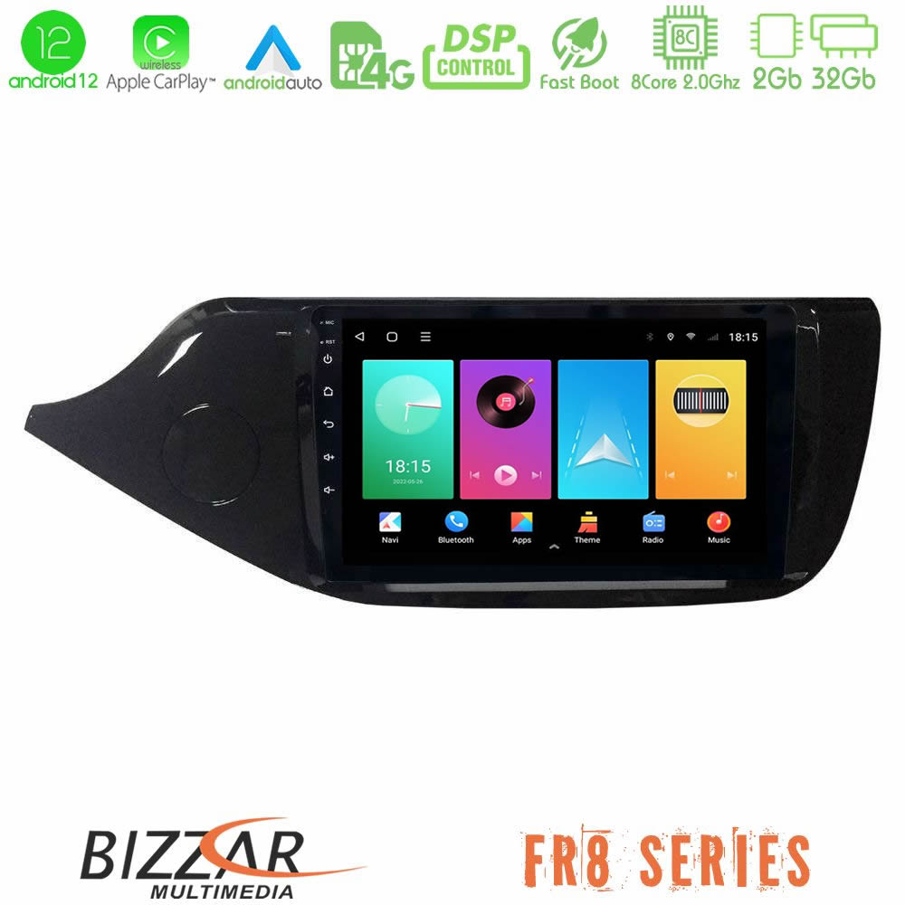 Bizzar FR8 Series Kia Ceed 2013-2017 8Core Android12 2+32GB Navigation Multimedia Tablet 9″