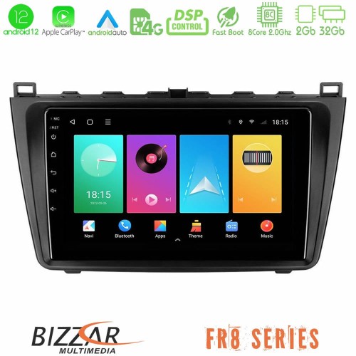 Bizzar FR8 Series Mazda 6 2008-2012 8core Android12 2+32GB Navigation Multimedia Tablet 9 Bizzar FR8 Series Mazda 6 2008-2012 8core Android12 2+32GB Navigation Multimedia Tablet 9