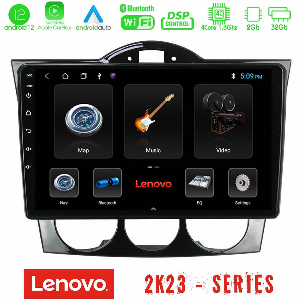 Lenovo Car Pad Mazda RX8 2003-2008 4core Android12 2+32GB Navigation Multimedia Tablet 9″