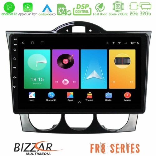 Bizzar FR8 Series Mazda RX8 2003-2008 8Core Android12 2+32GB Navigation Multimedia Tablet 9″ Bizzar FR8 Series Mazda RX8 2003-2008 8Core Android12 2+32GB Navigation Multimedia Tablet 9″
