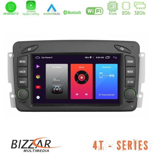 Bizzar OEM C Class / CLK Class (W203/W209) 4core Android12 2+32GB Navigation Multimedia Deckless 7 Bizzar OEM C Class / CLK Class (W203/W209) 4core Android12 2+32GB Navigation Multimedia Deckless 7