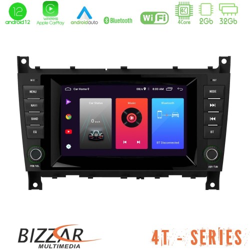 Bizzar OEM Mercedes W203 Facelift 4core Android12 2+32GB Navigation Multimedia Deckless 7 Bizzar OEM Mercedes W203 Facelift 4core Android12 2+32GB Navigation Multimedia Deckless 7