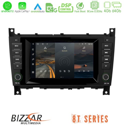 Bizzar OEM Mercedes W203 Facelift 8core Android12 4+64GB Navigation Multimedia Deckless 7 Bizzar OEM Mercedes W203 Facelift 8core Android12 4+64GB Navigation Multimedia Deckless 7