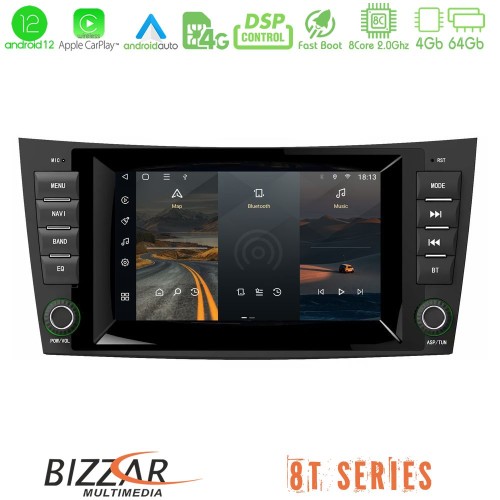 Bizzar OEM Mercedes E Class/CLS Class (W211/W219) 8core Android12 4+64GB Navigation Multimedia Deckless 7 Bizzar OEM Mercedes E Class/CLS Class (W211/W219) 8core Android12 4+64GB Navigation Multimedia Deckless 7