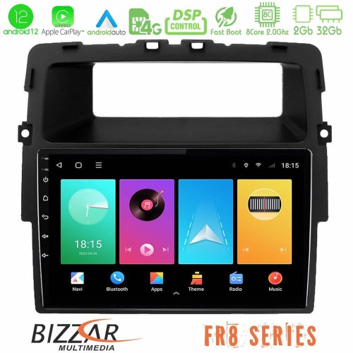 Bizzar FR8 Series Renault/Nissan/Opel 8Core Android12 2+32GB Navigation Multimedia Tablet 9″ Bizzar FR8 Series Renault/Nissan/Opel 8Core Android12 2+32GB Navigation Multimedia Tablet 9″