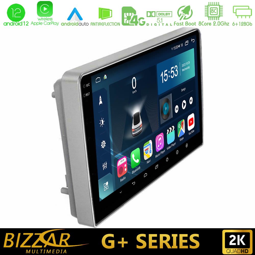 Bizzar G+ Series Opel Astra/Corsa/Antara/Zafira 8core Android12 6+128GB Navigation Multimedia Tablet 9
