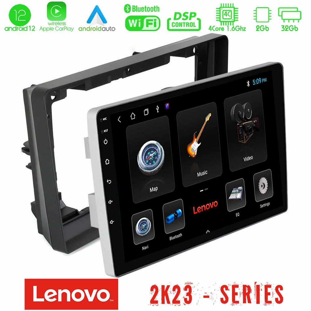 Lenovo Car Pad Peugeot 308 2013-2020 4core Android12 2+32GB Navigation Multimedia Tablet 9