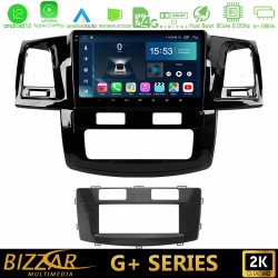 Bizzar G+ Series Toyota Hilux 2007-2011 8core Android12 6+128GB Navigation Multimedia Tablet 9