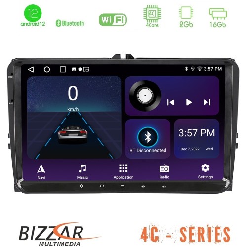 Bizzar OEM VW Group 4core Android12 2+16GB Navigation Multimedia Bizzar OEM VW Group 4core Android12 2+16GB Navigation Multimedia