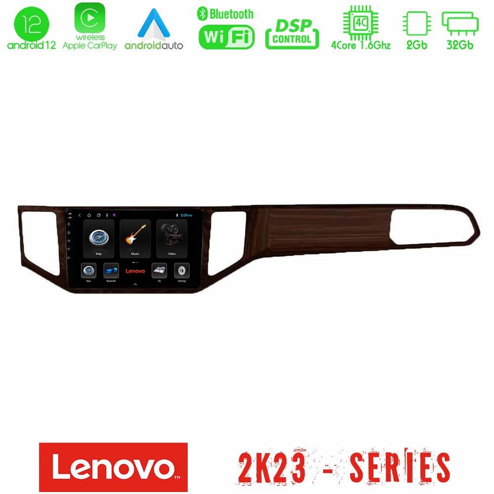 Lenovo Car Pad VW Sportsvan 2014-2020 4core Android12 2+32GB Navigation Multimedia Tablet 9