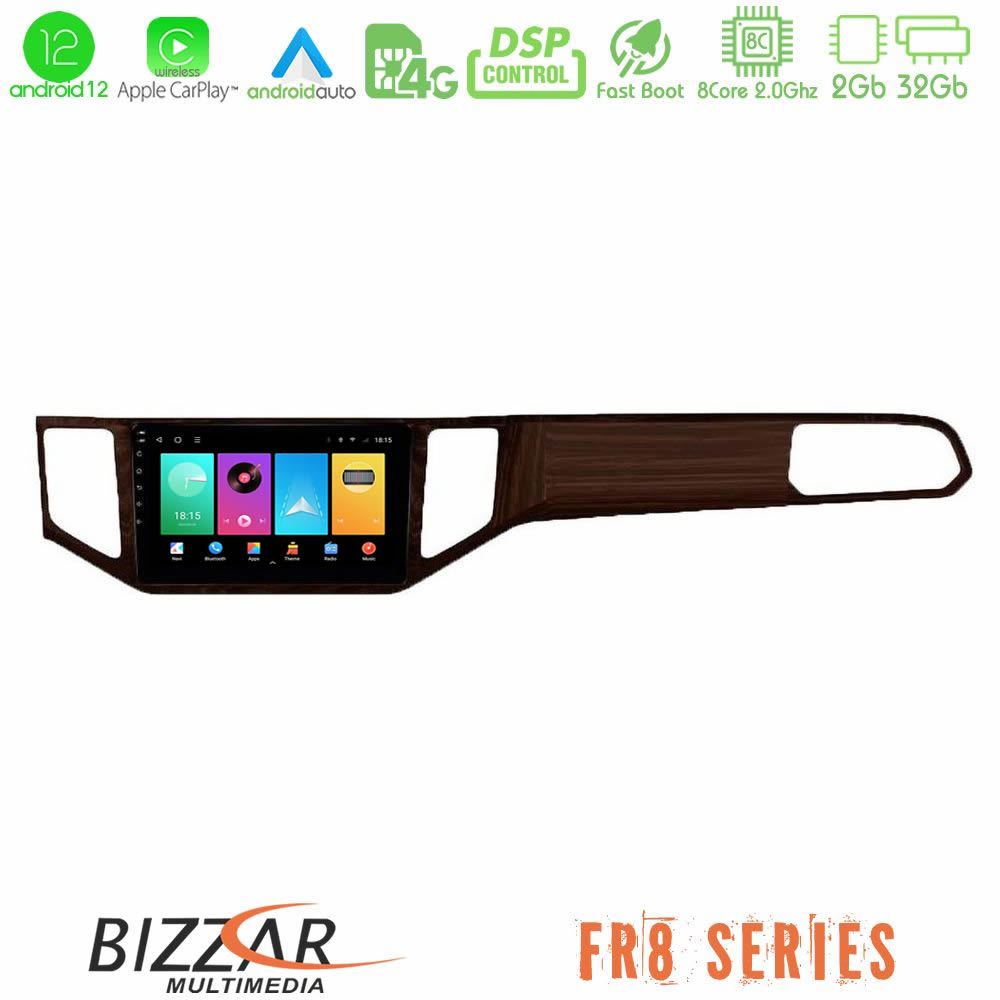 Bizzar FR8 Series VW Sportsvan 2014-2020 8Core Android12 2+32GB Navigation Multimedia Tablet 9